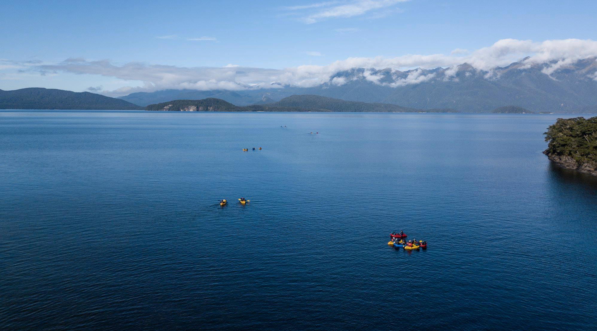 All on our own Packrafting on Lake Manapouri