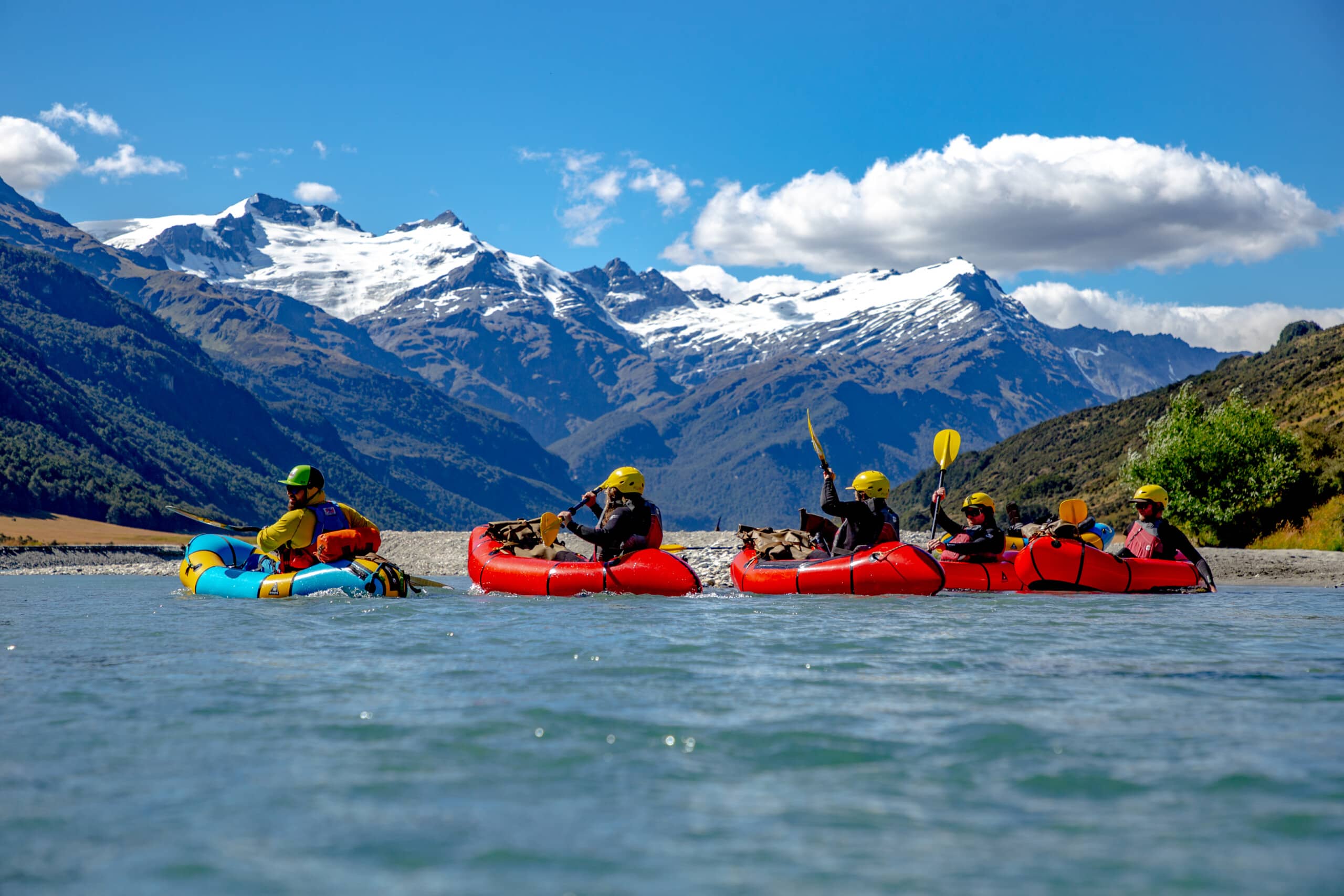 Paddling the iconic Rees River by Packraft