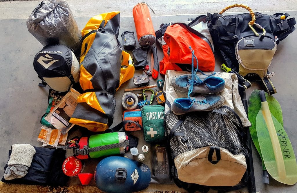 Packrafting Equipment Breakdown